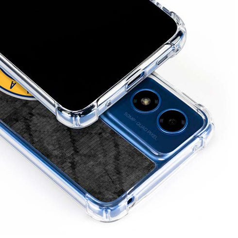 NBA Indiana Pacers Dark Rust Moto G 5G (2024) Clear Case